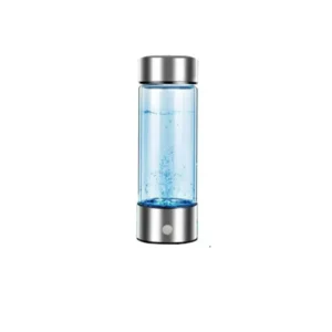 420ml Hydrogen Water Bottle – Portable Hydrogen-Rich Cup, USB Rechargeable, Borosilicate Glass, Ionizer & Antioxidant Generator
