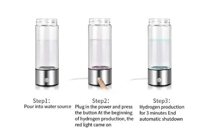 How to use hydrogen water bottle