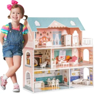 Wooden DOLLS HOUSE Plus Furniture and Accessories